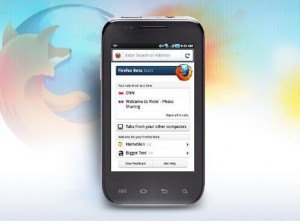 Firefox 5 beta for Android preview