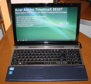 Acer TimelineX 5830T and 3830T preview