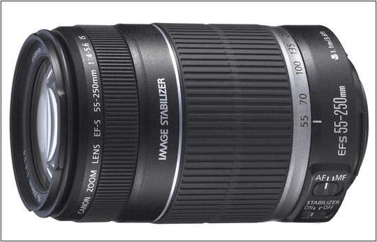 Canon announces a new objective EF-S 55-250mm f/4-5.6 IS II