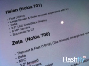 Nokia leaks on the web 4 new smartphones Symbian Belle: Nokia 500, 600, 700, 701