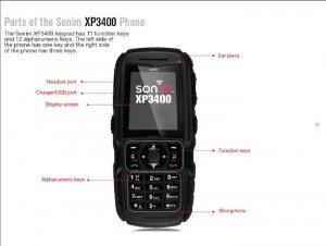 Sonim XP 3400 - a new ultra-resistant phone and battery that offers 24 hours talk time