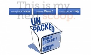 Samsung prepares Galaxy Note, Galaxy Tab 7.7 and Wave3