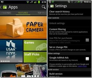A new version of Android Market 3.1.5 available now
