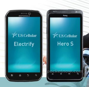 HTC Hero S now in the first picture with Motorola Electrify