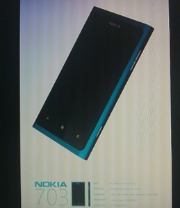 Nokia 703 is officially the first Nokia phone with Windows Phone