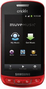 Samsung Vitality a music smartphone with Android