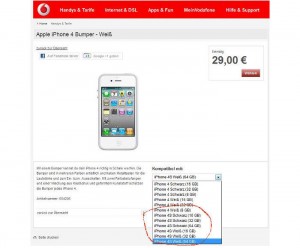 iPhone 4S accidentally confirmed by Vodafone Germany